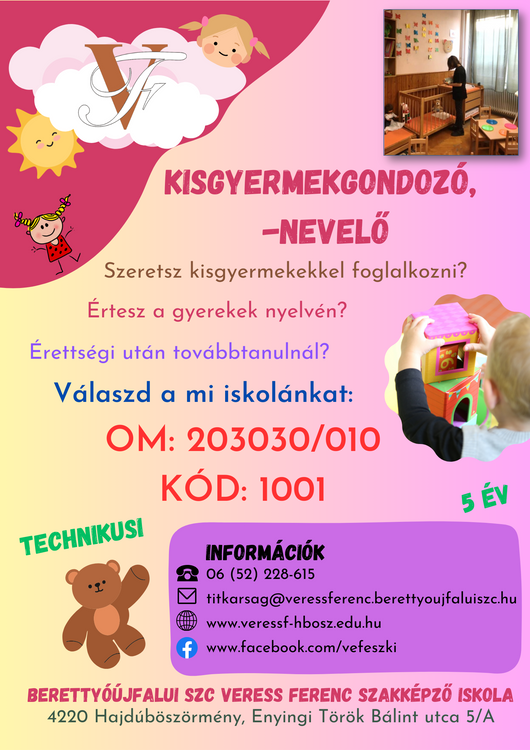 Kisgyermekgondozó- nevelő képzés